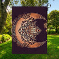 Bohemian Moon And Sun Print Garden Flag