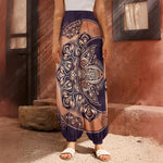 Bohemian Moon And Sun Print Harem Pants