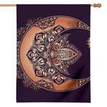 Bohemian Moon And Sun Print House Flag