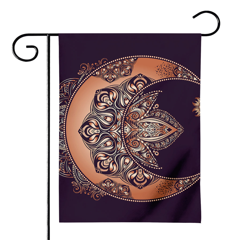 Bohemian Moon And Sun Print House Flag