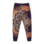 Bohemian Moon And Sun Print Jogger Pants