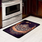 Bohemian Moon And Sun Print Kitchen Mat