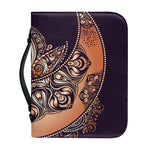 Bohemian Moon And Sun Print Leather Bible Cover