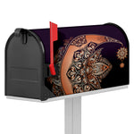 Bohemian Moon And Sun Print Mailbox Cover