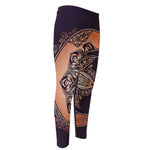 Bohemian Moon And Sun Print Men's Compression Pants