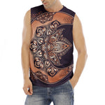 Bohemian Moon And Sun Print Men's Fitness Tank Top