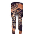 Bohemian Moon And Sun Print Men's Leggings