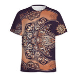 Bohemian Moon And Sun Print Men's Sports T-Shirt