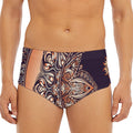 Bohemian Moon And Sun Print Men's Triangle Swim Briefs