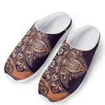 Bohemian Moon And Sun Print Mesh Casual Shoes