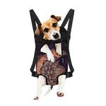 Bohemian Moon And Sun Print Pet Carrier Backpack