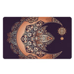 Bohemian Moon And Sun Print Polyester Doormat