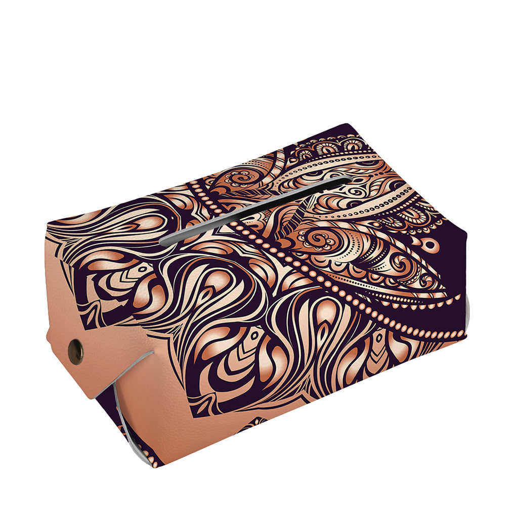 Bohemian Moon And Sun Print Rectangle Tissue Box Cover