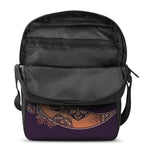 Bohemian Moon And Sun Print Rectangular Crossbody Bag