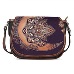 Bohemian Moon And Sun Print Saddle Bag