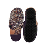 Bohemian Moon And Sun Print Slippers