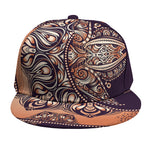 Bohemian Moon And Sun Print Snapback Cap