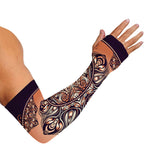 Bohemian Moon And Sun Print Sun Protection Arm Sleeves