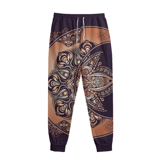 Bohemian Moon And Sun Print Sweatpants