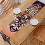 Bohemian Moon And Sun Print Table Runner