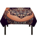 Bohemian Moon And Sun Print Tablecloth