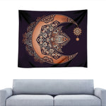 Bohemian Moon And Sun Print Tapestry