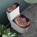 Bohemian Moon And Sun Print Toilet Lid And Tank Cover Set