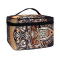 Bohemian Moon And Sun Print Travel Makeup Bag
