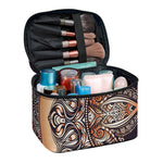 Bohemian Moon And Sun Print Travel Makeup Bag