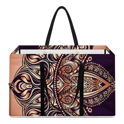 Bohemian Moon And Sun Print Utility Tote Bag