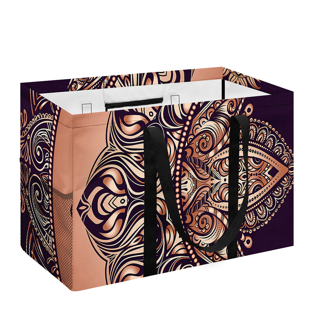 Bohemian Moon And Sun Print Utility Tote Bag
