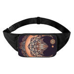 Bohemian Moon And Sun Print Waist Bag