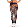 Bohemian Moon And Sun Print Women's Leggings