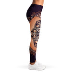 Bohemian Moon And Sun Print Women's Leggings