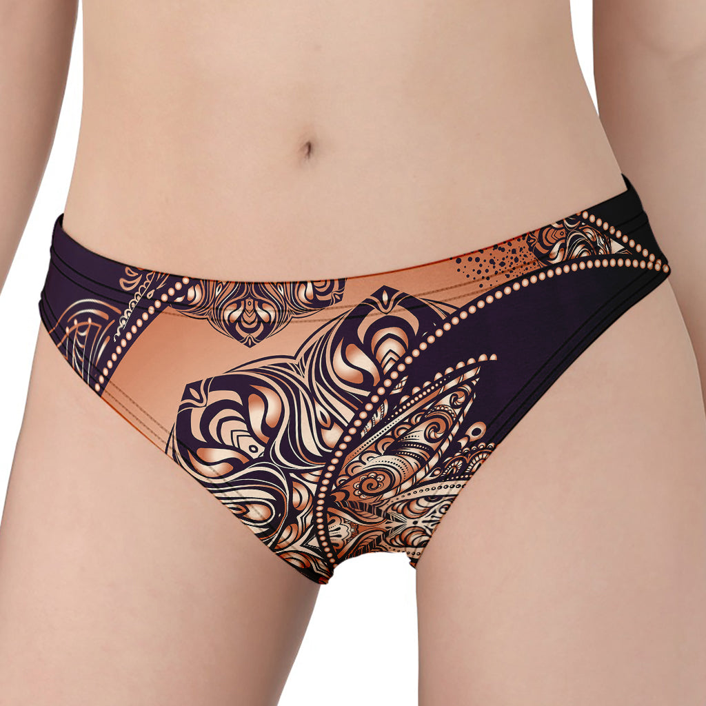 Bohemian Moon And Sun Print Women's Panties