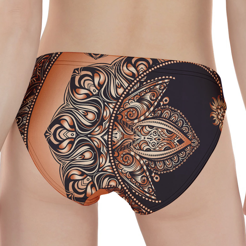 Bohemian Moon And Sun Print Women's Panties