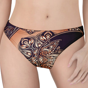 Bohemian Moon And Sun Print Women's Thong