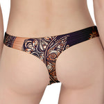 Bohemian Moon And Sun Print Women's Thong