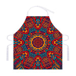 Bohemian Native Mandala Pattern Print Adjustable Apron