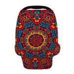 Bohemian Native Mandala Pattern Print Baby Seat Cover