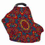 Bohemian Native Mandala Pattern Print Baby Seat Cover