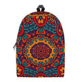 Bohemian Native Mandala Pattern Print School Backpack