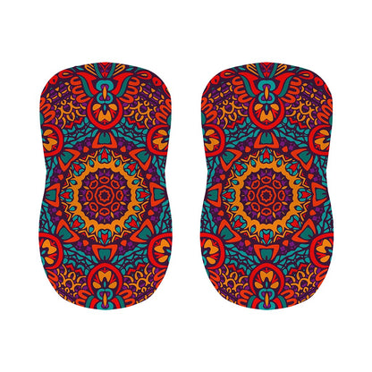Bohemian Native Mandala Pattern Print Bar Stool Covers