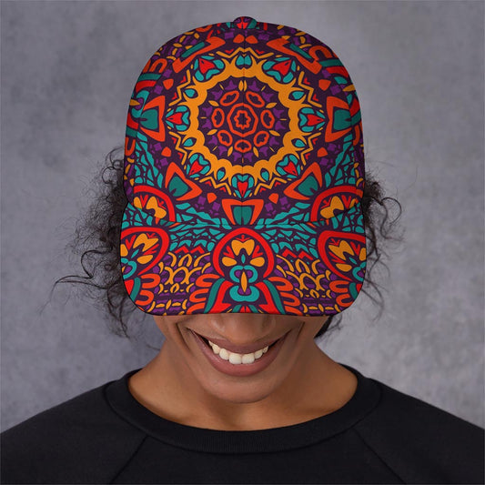 Bohemian Native Mandala Pattern Print Baseball Cap