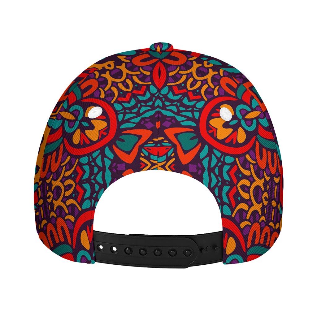 Bohemian Native Mandala Pattern Print Baseball Cap