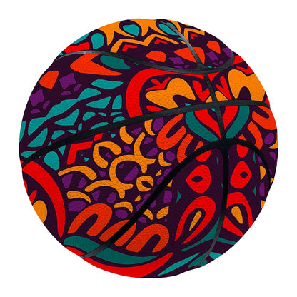 Bohemian Native Mandala Pattern Print Basketball