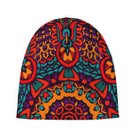 Bohemian Native Mandala Pattern Print Beanie