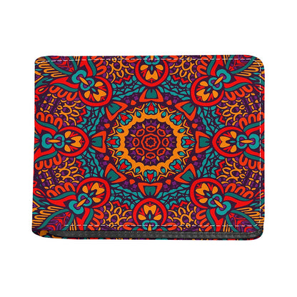 Bohemian Native Mandala Pattern Print Bifold Wallet