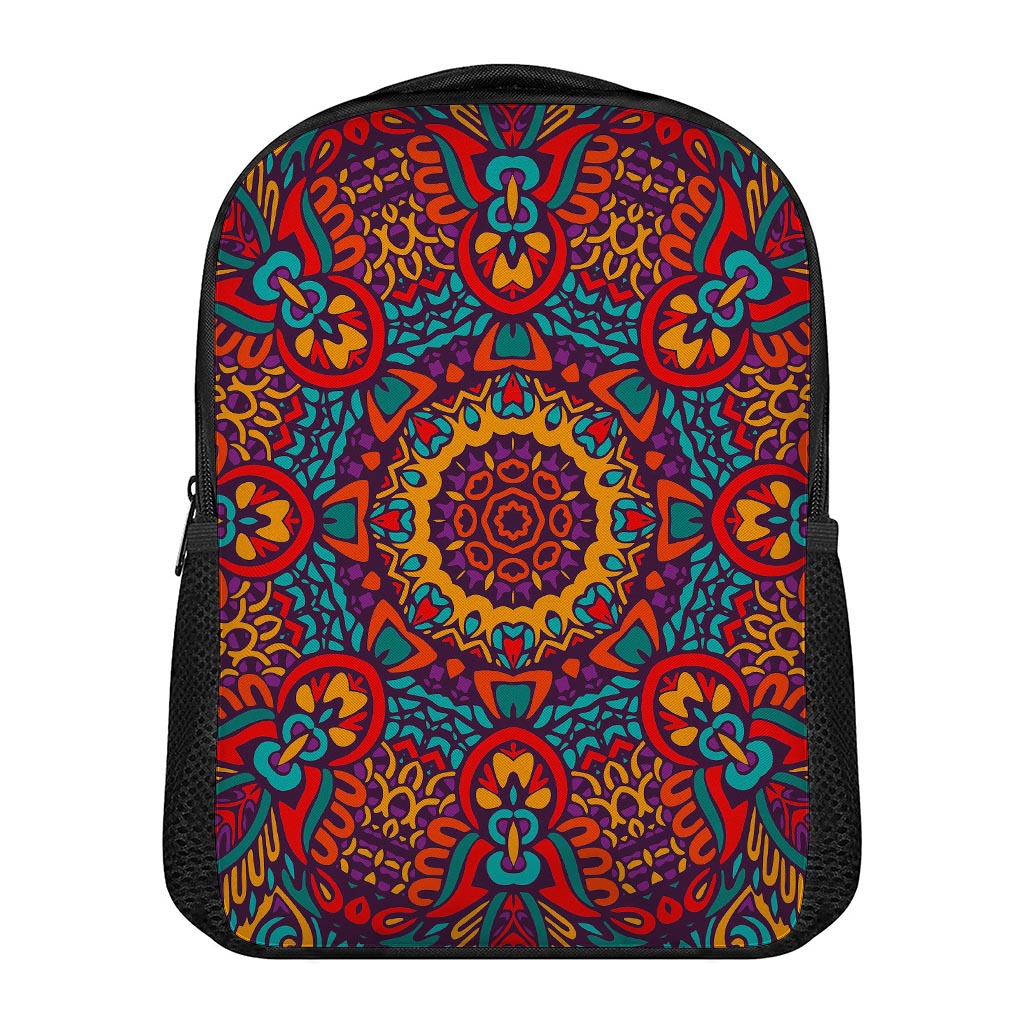 Bohemian Native Mandala Pattern Print Casual Backpack