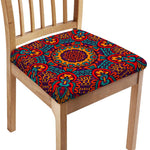Bohemian Native Mandala Pattern Print Chair Cushion Cover